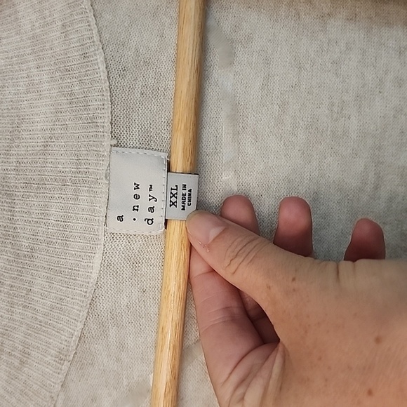 A New Day Heather Oat Long Cardigan - Picture 3 of 14